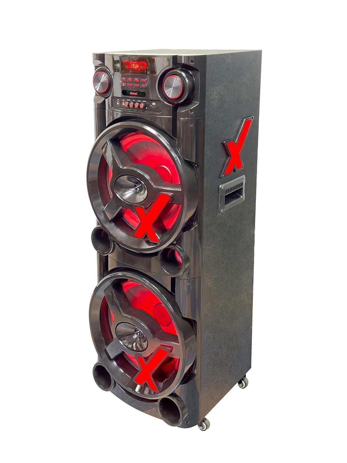 Caixa de Som Amplificada Amvox ACA 2900 New X: 2900W RMS de Potência e Bluetooth para Suas Festas!