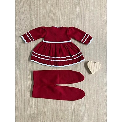 Vestido Pérola com Laço e Calça para RN