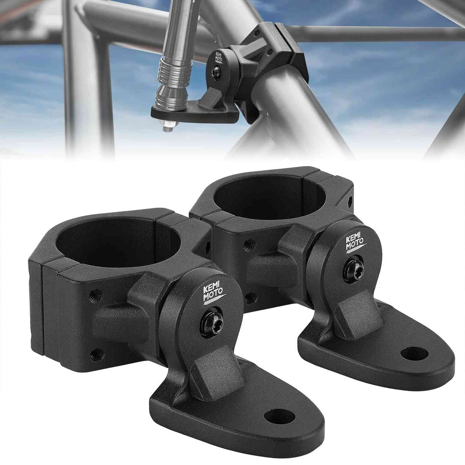 Suporte de Luz UTV KEMIMOTO: Segurança e Estilo para Sua Aventura Off-Road