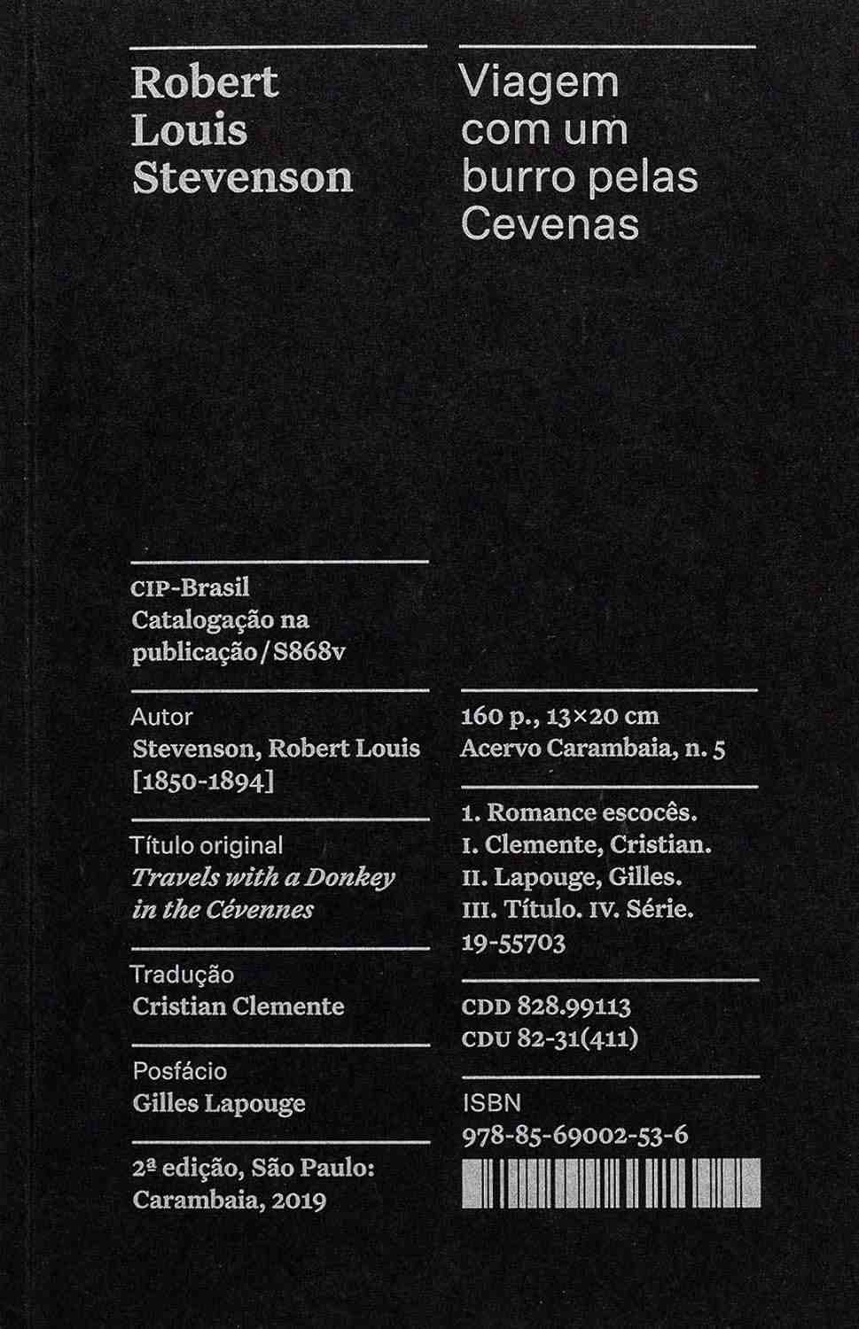 Viagem com um Burro pelas Cevenas: Aventura Inédita de Robert Louis Stevenson