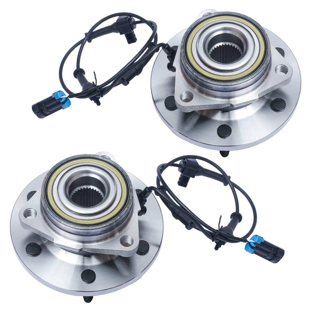 Conjunto Cubo e Rolamento Roda Dianteira Hummer H3 2006-2008 AUQDD (Par) - 6 Lug W/ABS