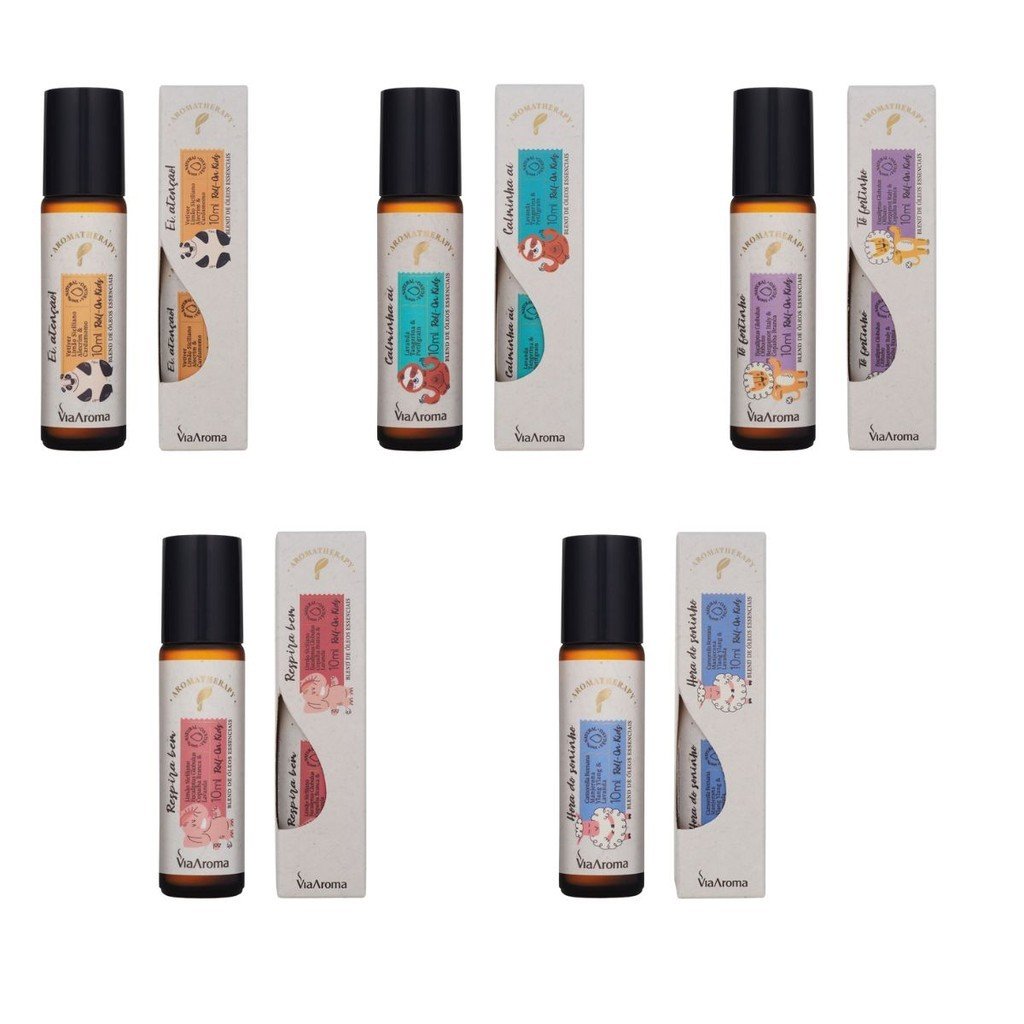 Roll-on Kids Via Aroma: Sono Tranquilo e Bem-Estar
