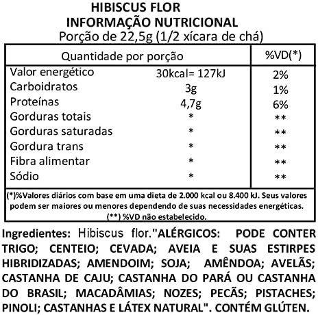 Chá de Hibisco Flor Desidratado Premium 1kg X Roots