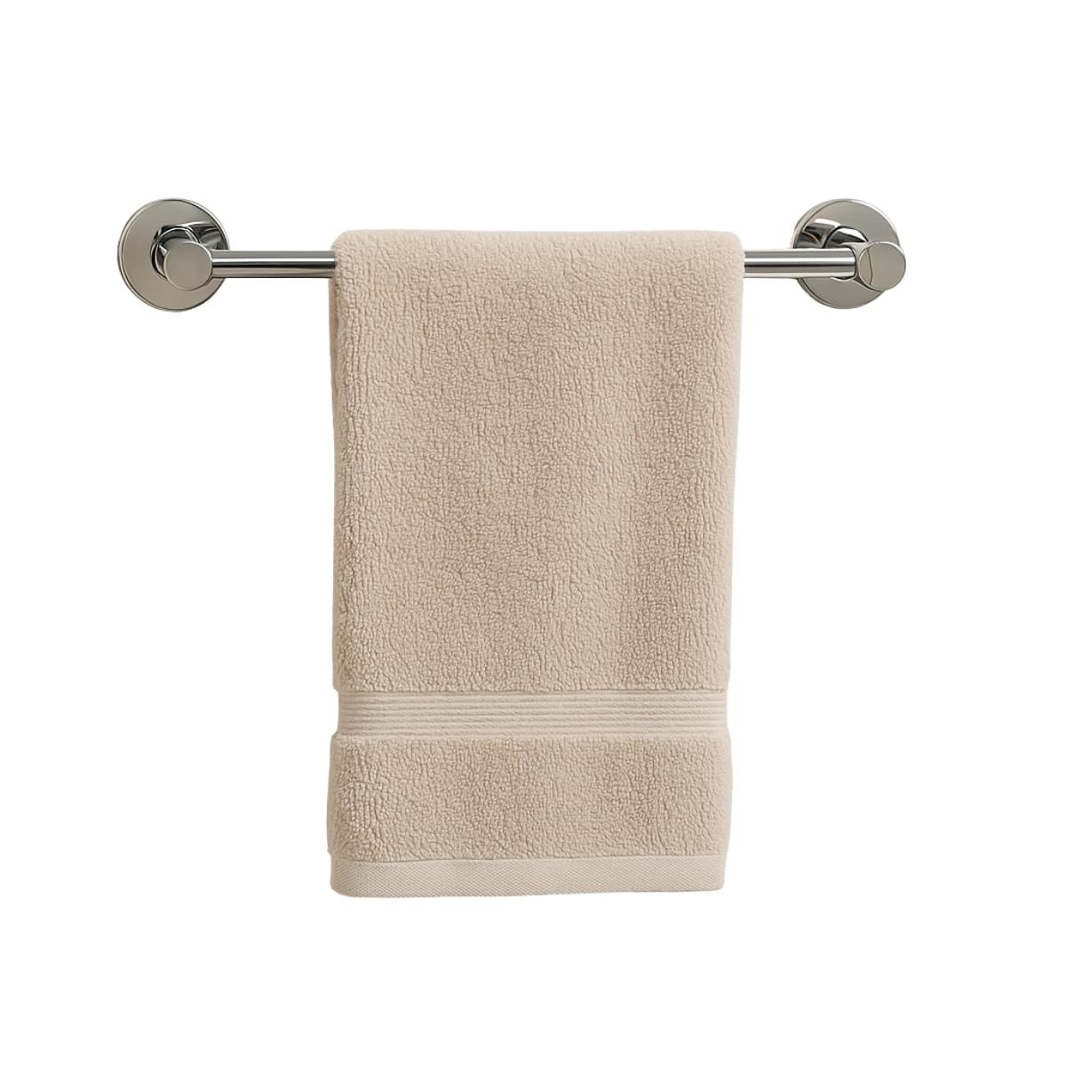 Suporte para Toalha de Rosto e Mão LUMAI em Aço Inox 28cm – Fixação por Parafuso, Ideal para Banheiro e Lavabo