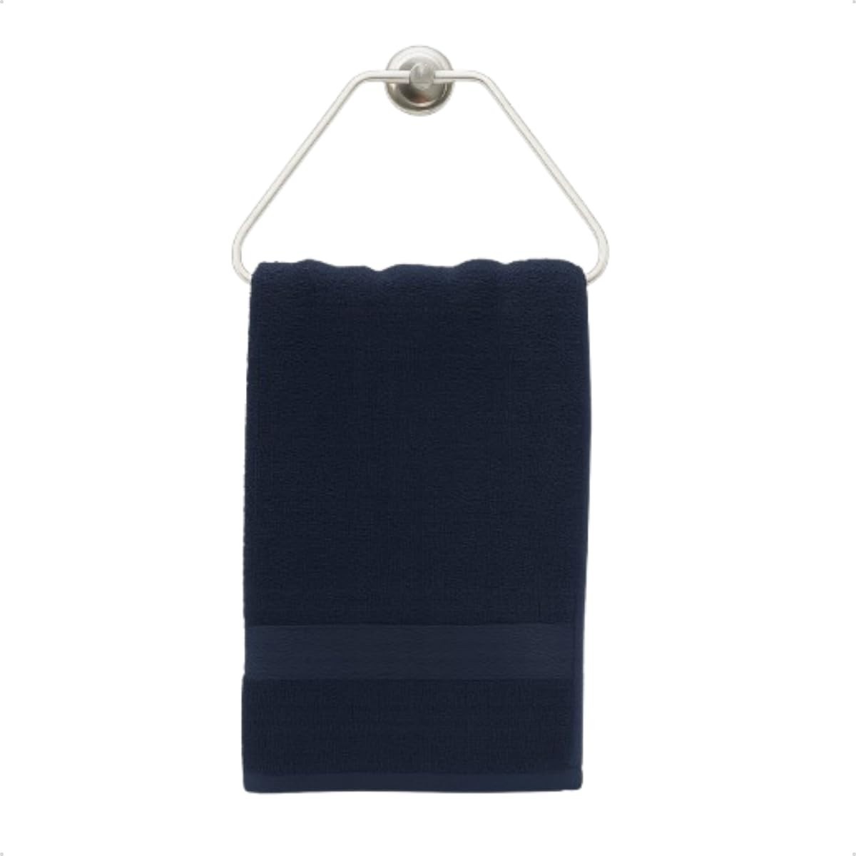 Porta Toalha de Rosto de Parede Triangular em Aço Inox Polido - Design Moderno para Banheiro