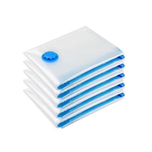 Kit 10 Sacos a Vácuo Organizadores 50x60cm - Comprimem Roupas e Economizam Espaço