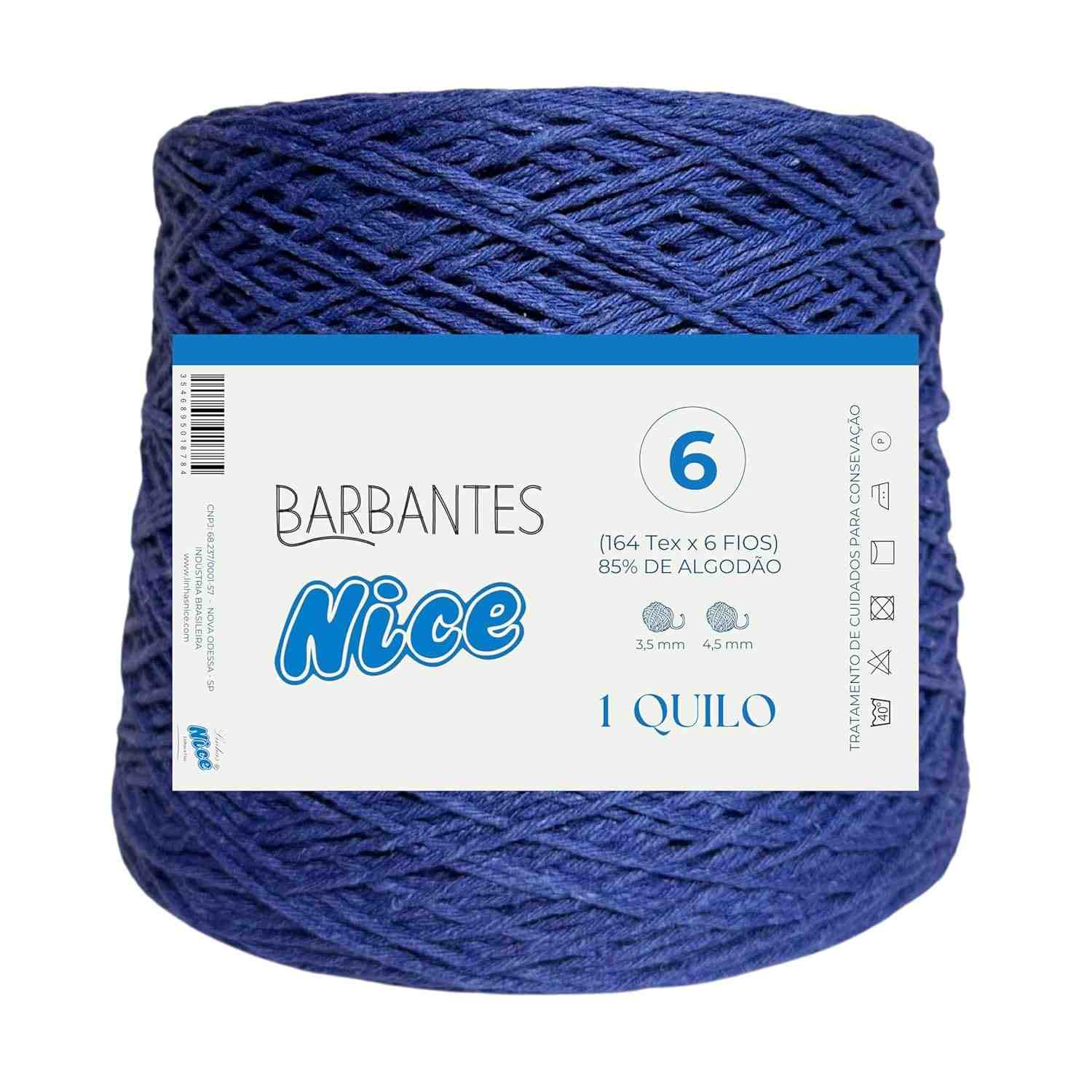 Barbante Parafinado Colorido para Crochê - Fio Premium 6/1kg da Royal
