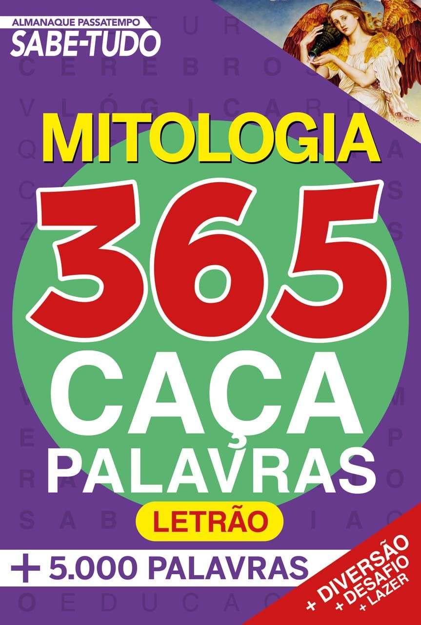 Almanaque Sabe-Tudo 365 Caça-Palavras: Mitologia - Desafie sua Mente Diariamente!