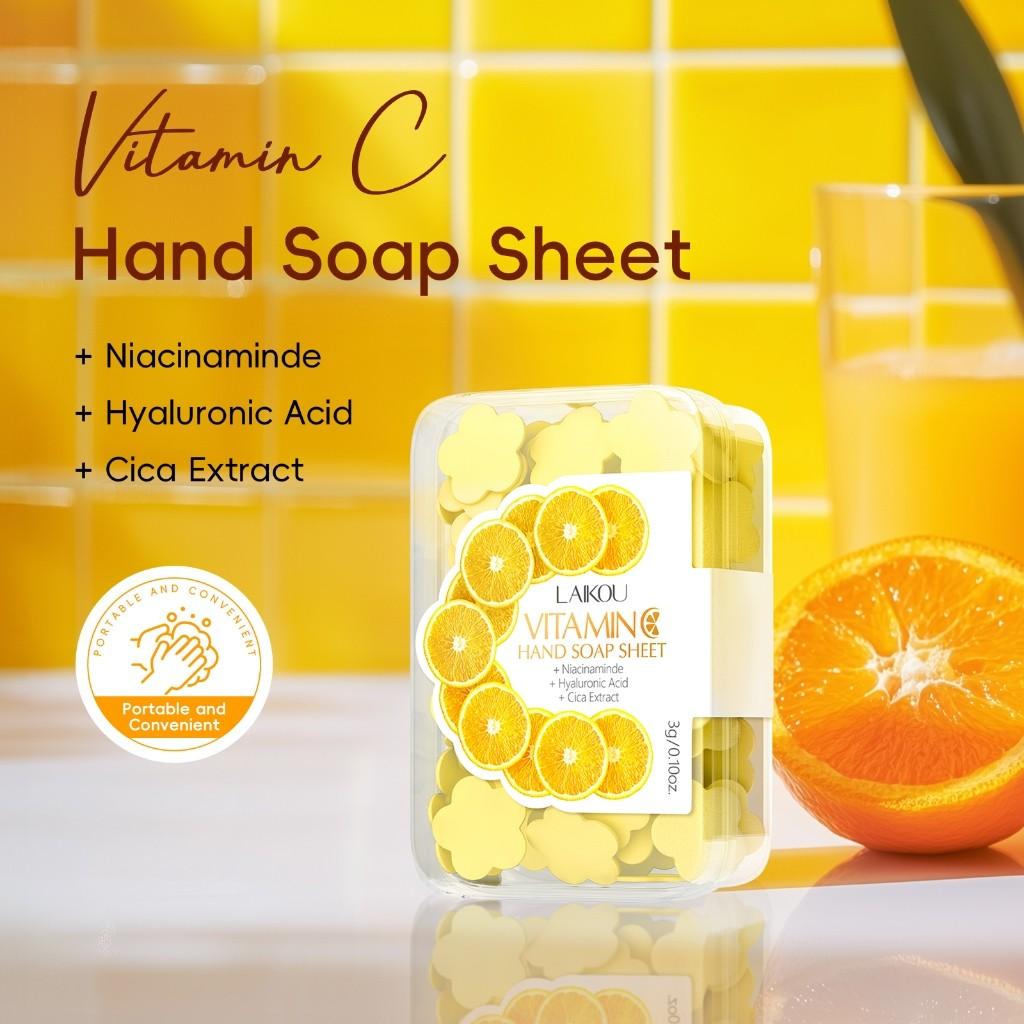Sabonete de Vitamina C LAIKOU: Limpeza Suave e Hidratação