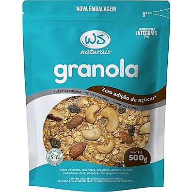 Granola Zero Açúcar 500g: Sabor e Saúde