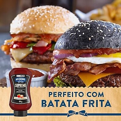 Ketchup Hellmanns Supreme: Sabor Intenso 390g