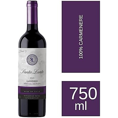 Carmenere Chileno Santa Loreto 750ml: Sabor Premium