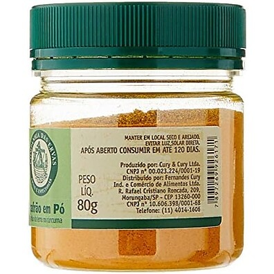 Açafrão Puro Companhia das Ervas 80g: Sabor e Saúde