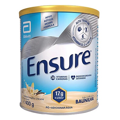 Ensure Baunilha 400g: Nutrição Completa e Saborosa