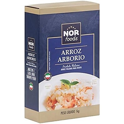 Arroz Arborio Nor Foods 1kg: Cremoso e Saboroso