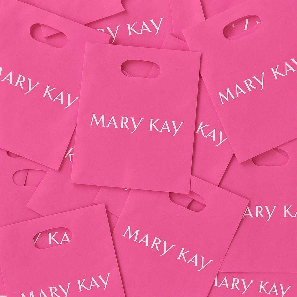 Sacolas Mary Kay 20x30: Elegância Rosa para Seu Negócio