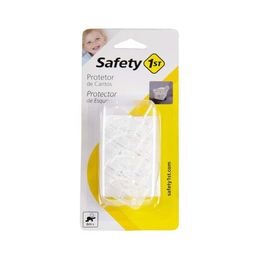 Safety 1st Protetor de Cantos Transparente - Proteção Inteligente para Bebês e Crianças