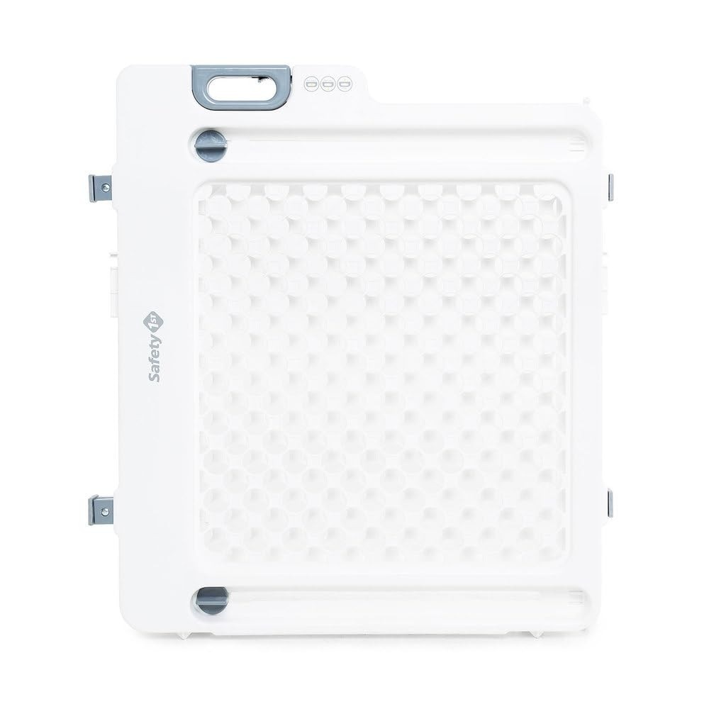 Safety 1st Grade de Porta Stop Gate Branca - Segurança Confiável para sua Casa