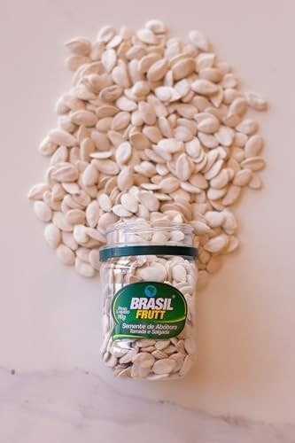 Brasil Frutt Semente de Abóbora com Casca Torrada e Salgada pote 110g