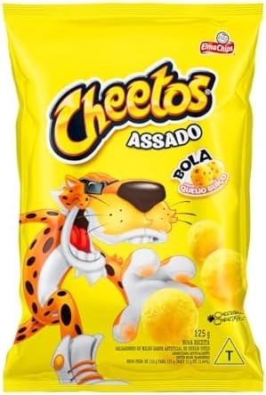 Salgadinho de Milho Bola Queijo Suiço Elma Chips Cheetos 125G