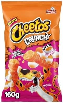 Salgadinho de Milho Crunchy Super Cheddar Elma Chips Cheetos Pacote 160g