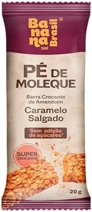 Banana Brasil - Barra Levitta Crocante De Amendoim E Caramelo Salgado (16 Unidades com 20g)