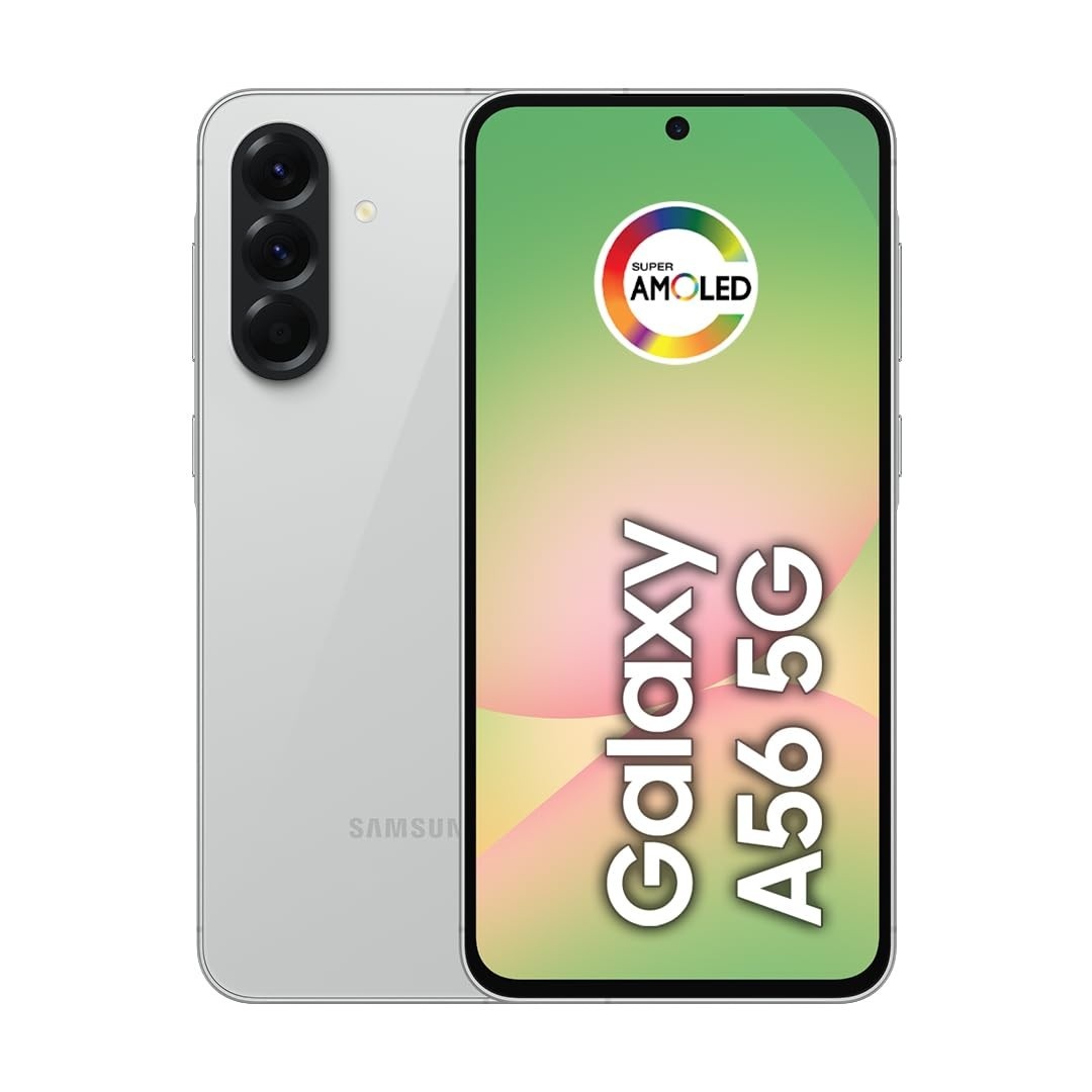 Smartphone Samsung Galaxy A56 5G: Inovação AI, Câmera 50MP e Tela Super AMOLED 6.7" - Cinza