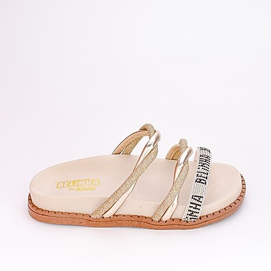 Sandália Birken Infantil Belinha Ouro: Conforto e Estilo para Pequenas Fashionistas!