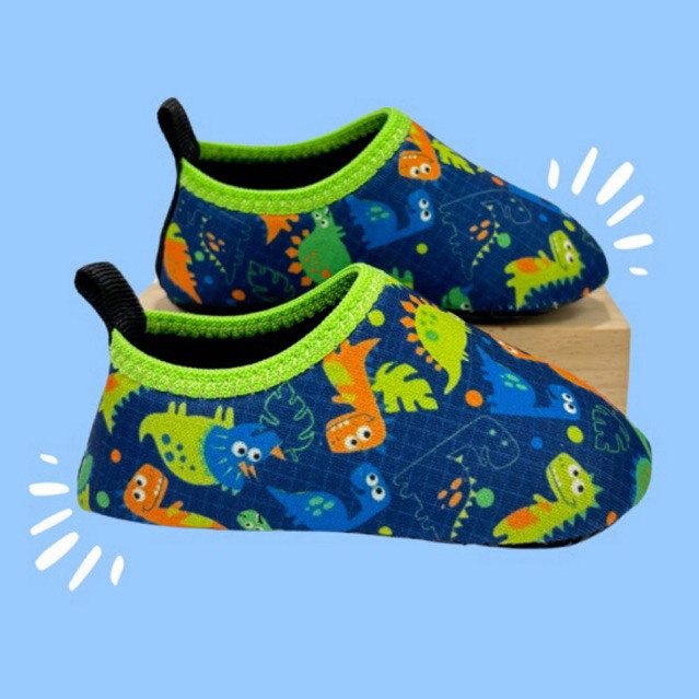 Sapatilha Bebê Dino: Conforto e Segurança Antiderrapante