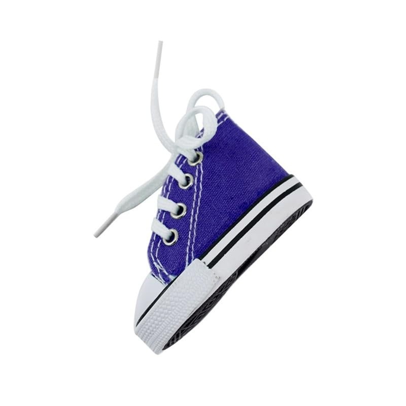 Protetor de Piso para Descanso de Moto: Sapatinho All Star Azul Emborrachado