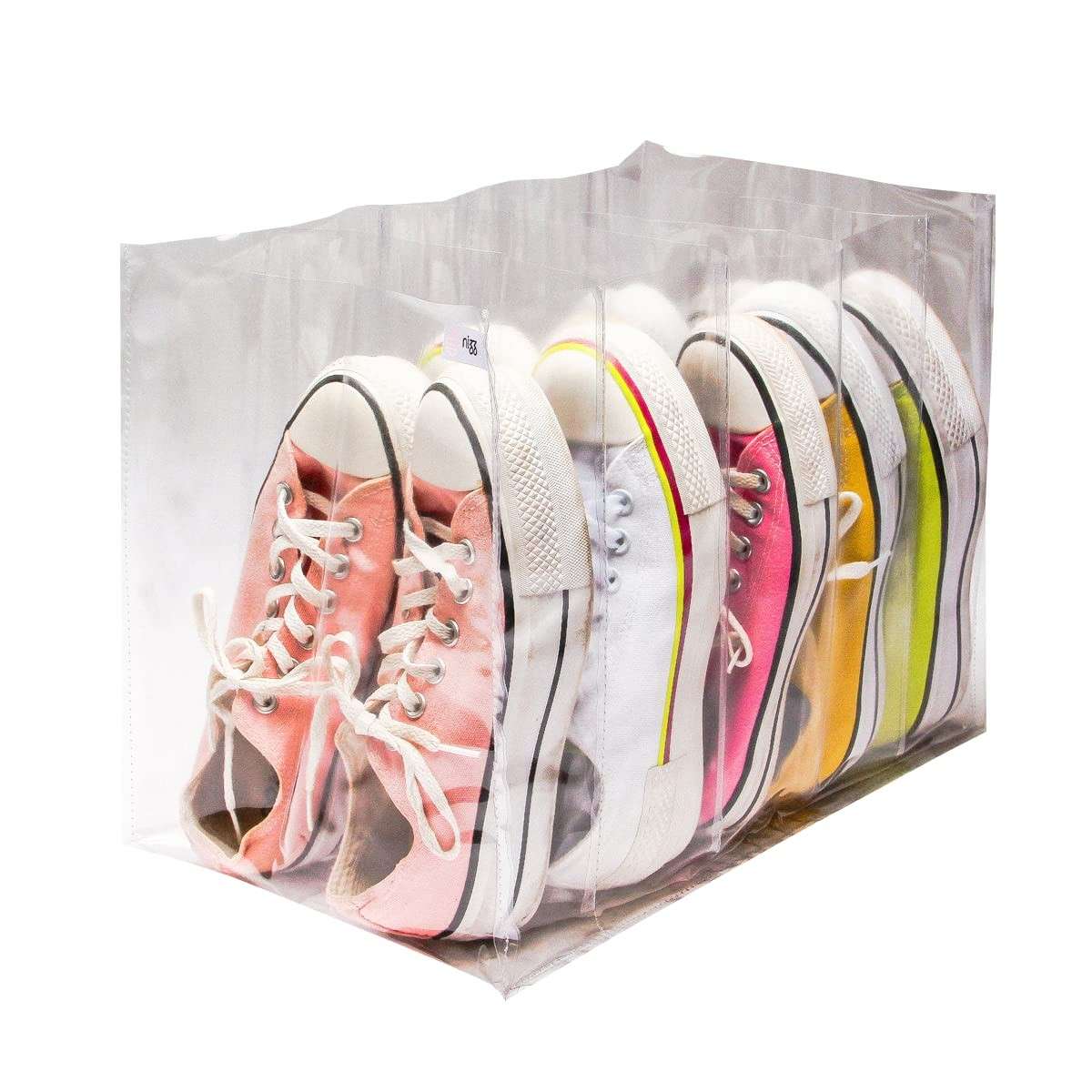 Colmeia Organizador para Sapatos Transparente - 6 Divisórias | Nizz