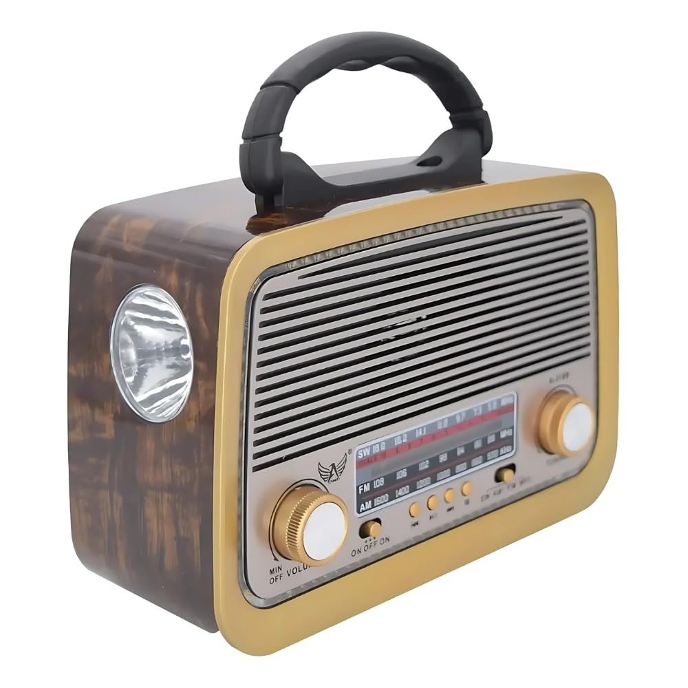 Rádio Retrô 3199 Bluetooth USB SD: Som Clássico com Tecnologia Moderna!