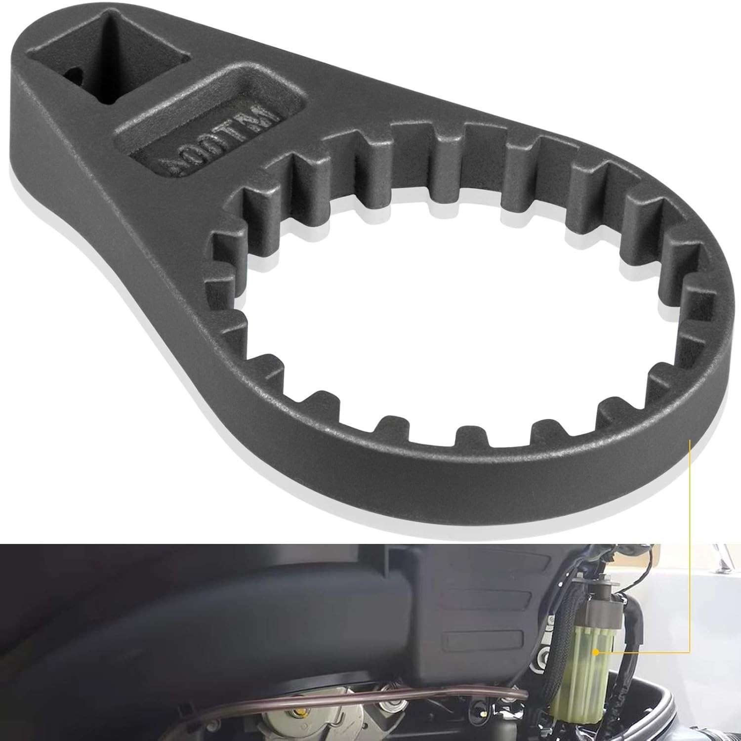 Chave Especial para Filtro de Combustível Yamaha 150-350 HP (2006-2020) - Remoção Fácil e Segura