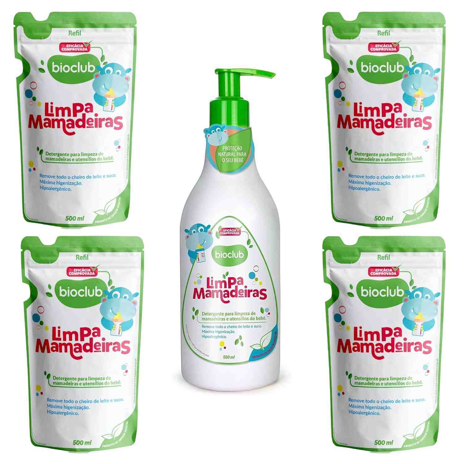 Detergente para Mamadeira Bioclub - Limpeza Profunda e Segura para Bebês