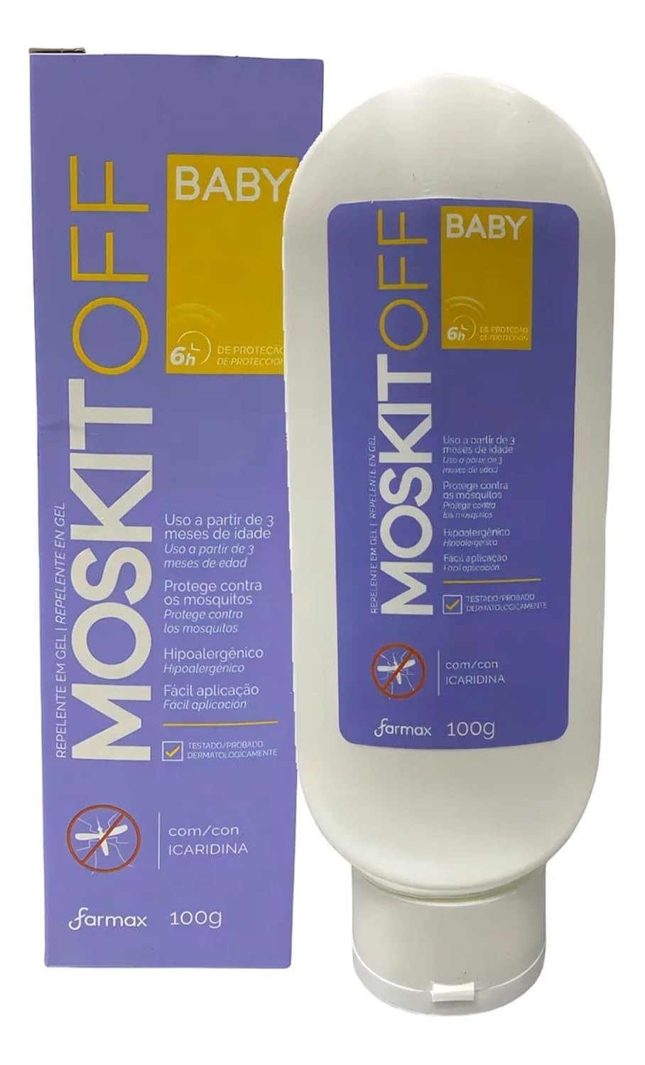 Repelente Baby Icaridina Moskitoff 100g: Proteção Segura e Eficaz para Seu Bebê