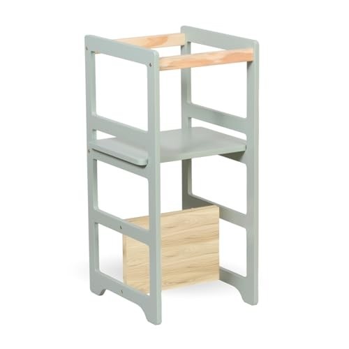 Torre de Aprendizagem Montessori 4 em 1 Decoratta - Estímulo e Segurança para Crianças