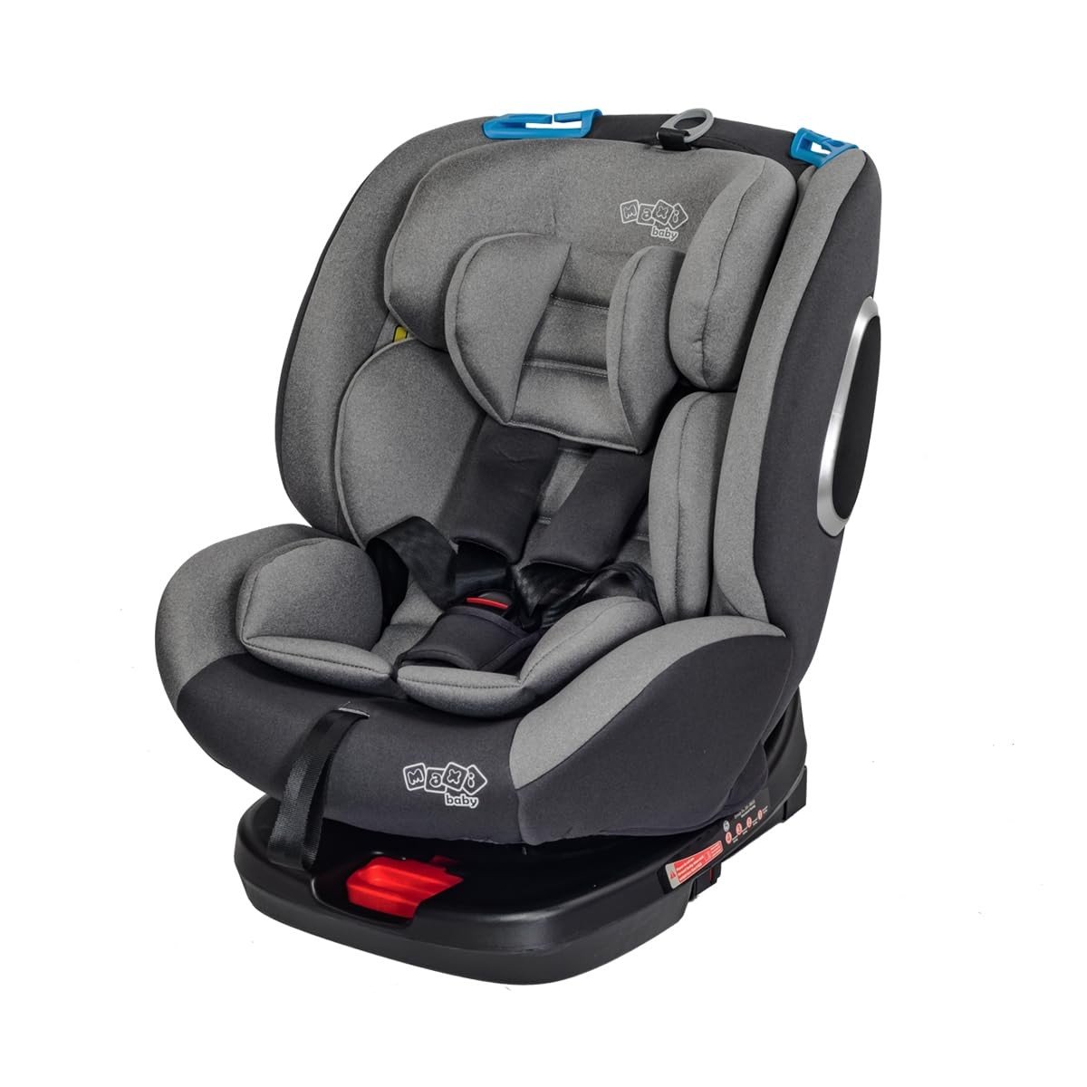 Cadeira de Carro Maxi Baby Max360 Isofix: Segurança e Conforto do Nascimento aos 36kg (Cinza)