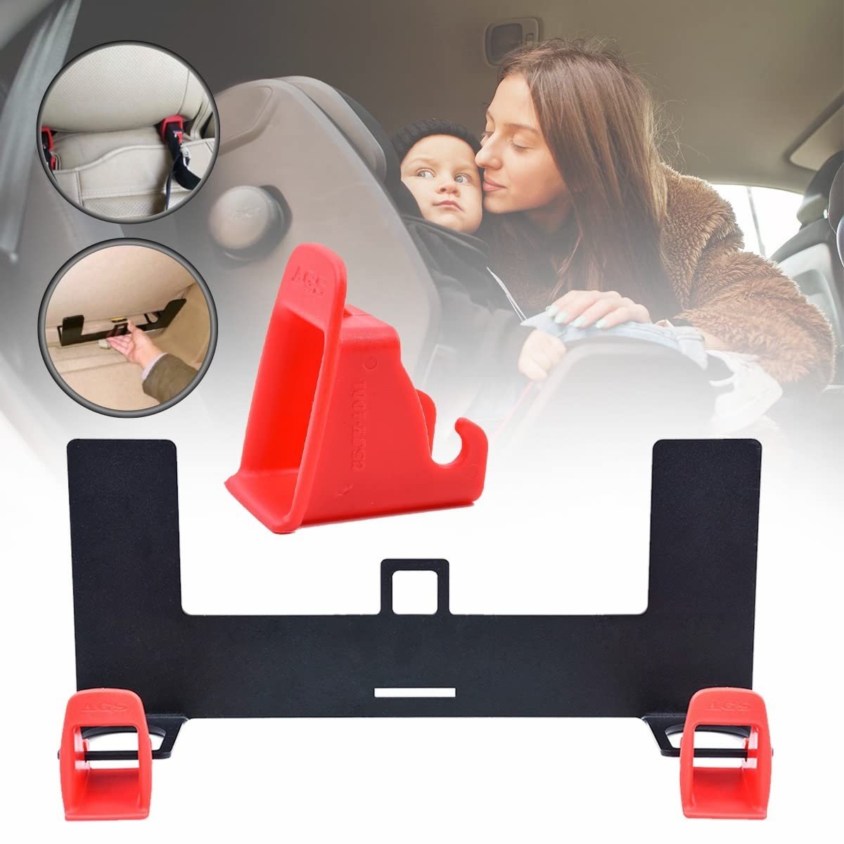 Adaptador Isofix Universal Reforçado: Segurança Máxima para Cadeirinhas em Qualquer Veículo