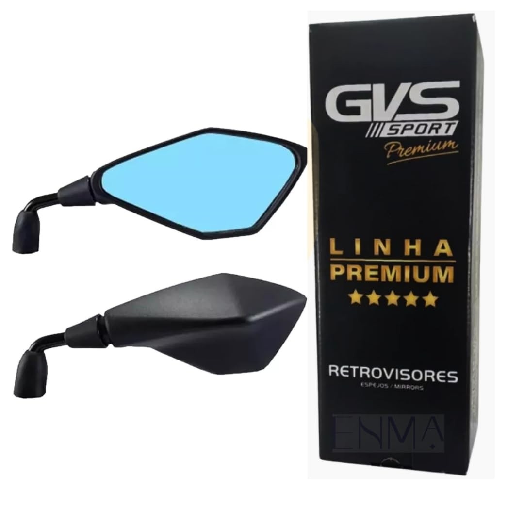 Retrovisor Kawasaki Z400 Haste Curta GVS - Segurança e Estilo Esportivo