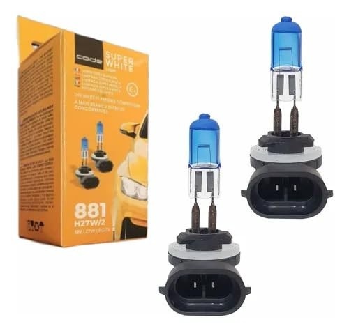 Lâmpada H27 881 Super Branca 27W: Ilumine seu Caminho com Estilo e Segurança