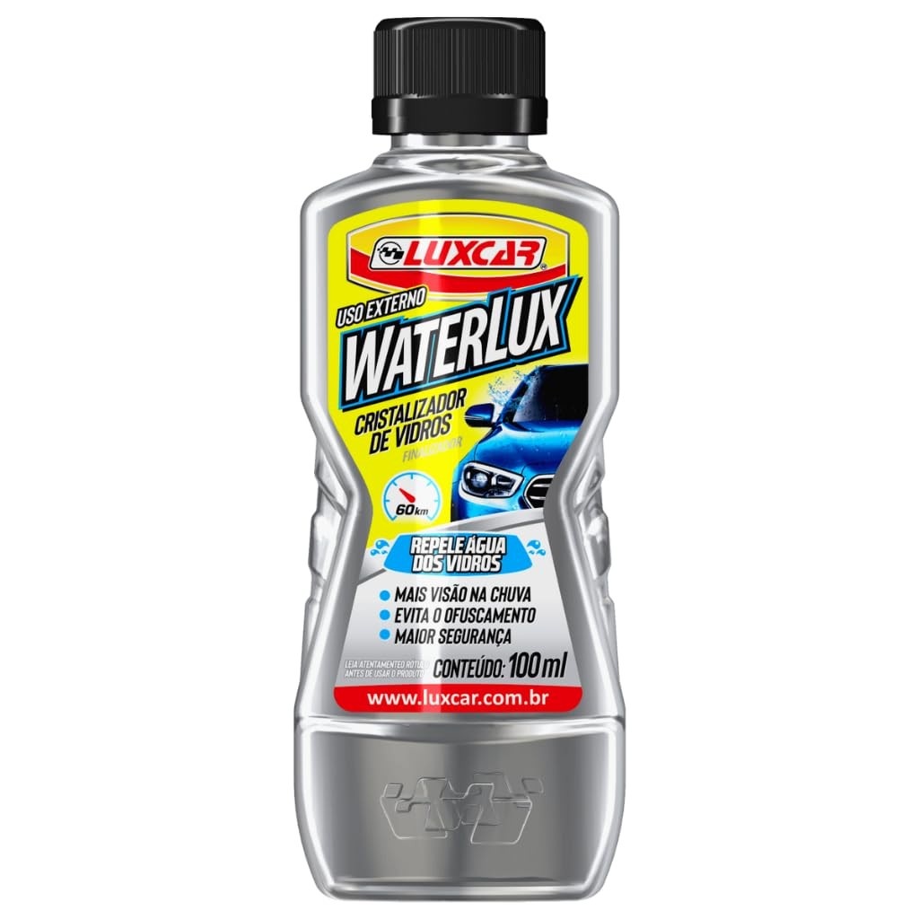 Cristalizador Para-brisa Luxcar Glass Shield 100ml: Visão Clara e Segurança na Chuva