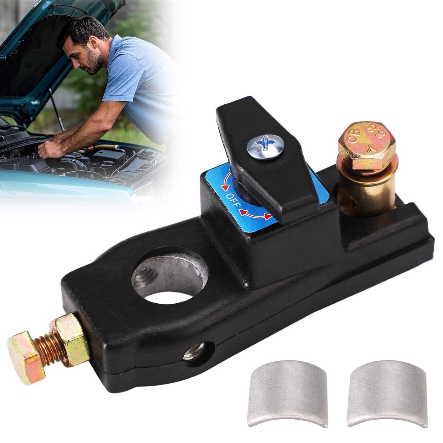 Interruptor Desconexão Bateria Carro 12V/24V Universal - Segurança e Durabilidade