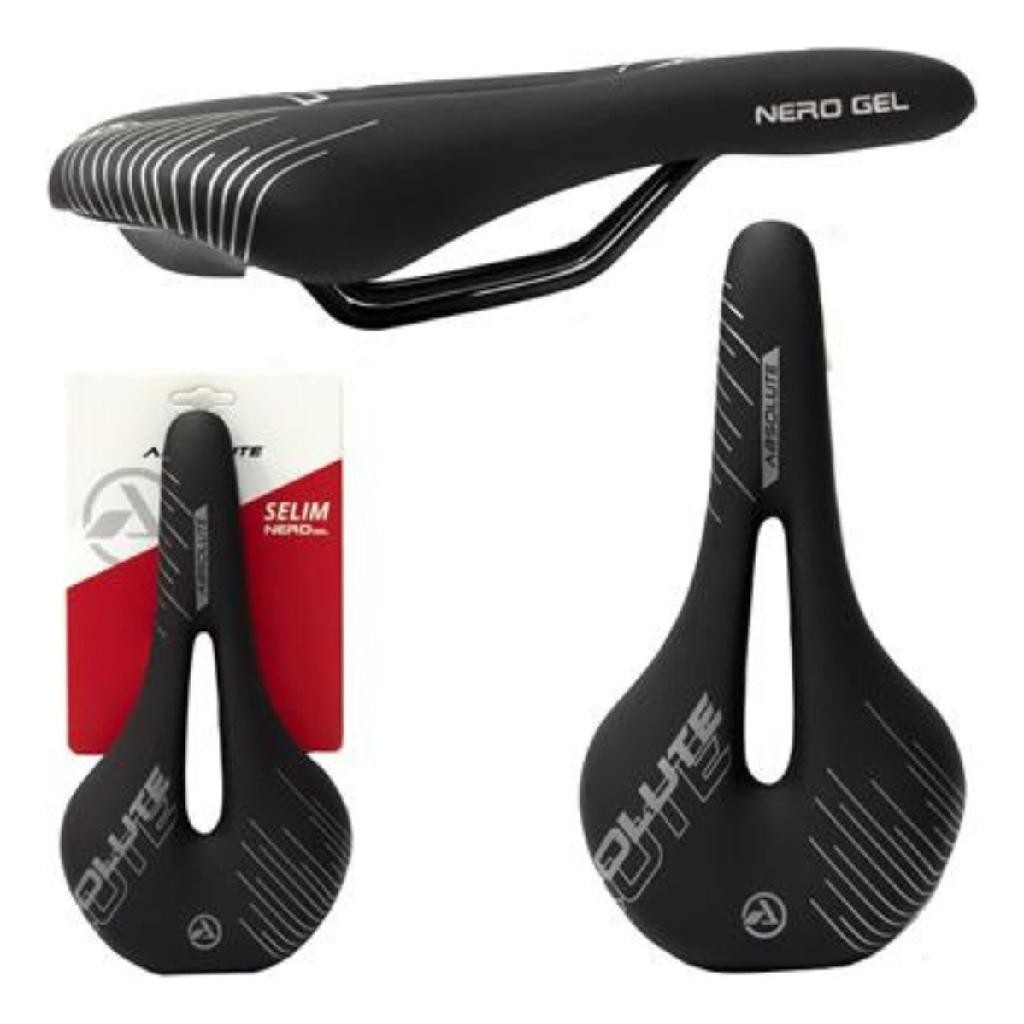 Selim Absolute Nero Gel: Conforto para Pedaladas