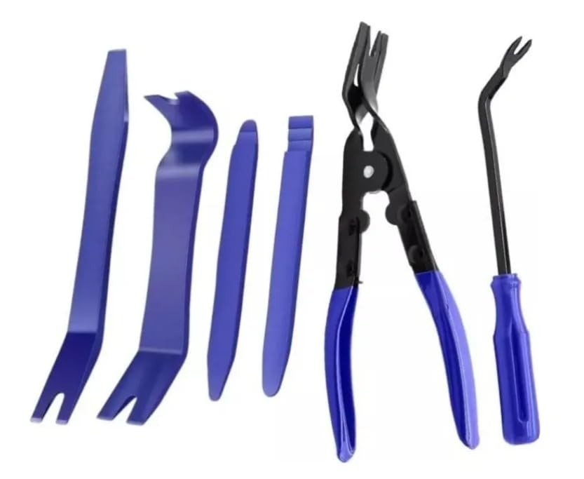 Kit Ferramentas Automotivas Essencial: Saca Grampos e Desmontagem de Painéis Sem Danos