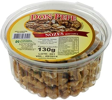LUBEX Nozes Sem Casca Metade ''Don Pepe''