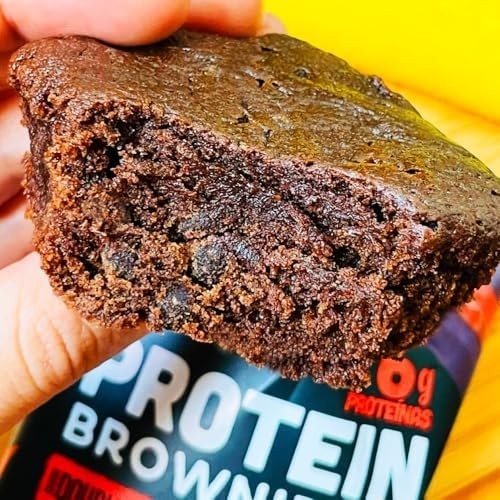 Caixa de Brownies de Chocolate Proteicos Sem Açúcar Sem Glúten Sem Leite Belive - 10 unidades de 40g