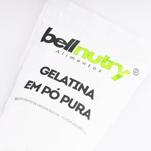 Gelatina Sem Sabor Pura E Incolor 500g - Bellnutry Alimentos