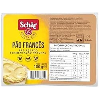 Pão Francês Sem Glúten Schär 100g: Sabor e Leveza
