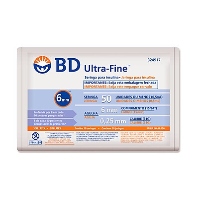 Seringa para Insulina BD Ultra-Fine 50U: Precisão e Conforto