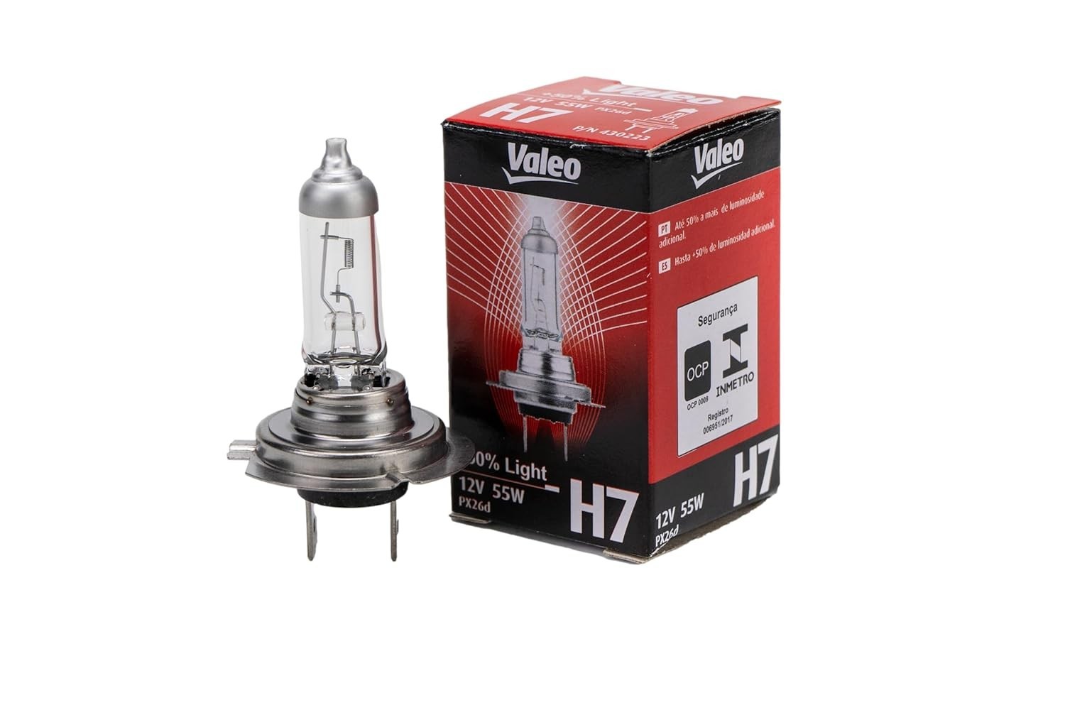 Lâmpada Valeo H7 12V: Ilumine seu Caminho com 50% Mais Luz!